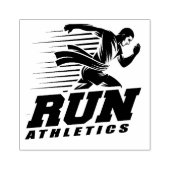Athletics uitvoeren rubberstempel (Afrduk)