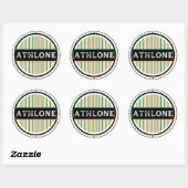 Athlone City Pride Emblem – Irish Identity Ronde Sticker (Vel)