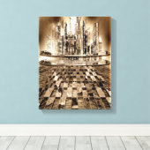 Athochroom. Opgespannen canvas (Insitu (Houten vloer))