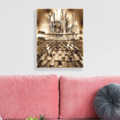 Athochroom. Opgespannen canvas Afdruk (Insitu (Woonkamer))