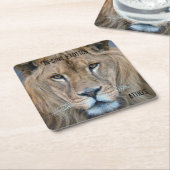 Athos - vierkante kartonnen onderzetter (Schuin)