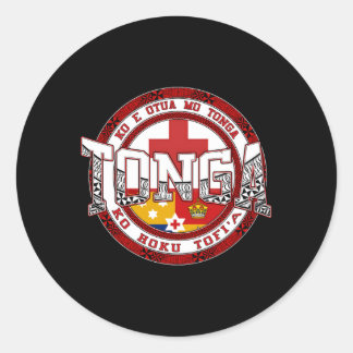 Atikapu Tonga Grey Small Ronde Sticker