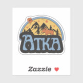 Atka, Alaska Sticker (Vel)