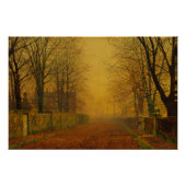 Atkinson Grimshaw Evening Glow CC0539 Perfect Poster (Voorkant)