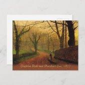 Atkinson Grimshaw Stapleton Park 1877 CC0083 Briefkaart (Voorkant / Achterkant)