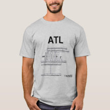 ATL Airport Layout T-Shirt
