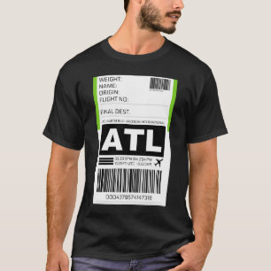 Atl Atlanta Hartsfield-Jackson International Airpo T-shirt