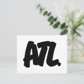 ATL Letters Briefkaart (Staand voorkant)