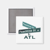 ATL Peachtree Signs Magneet (Voorkant / Achterkant)