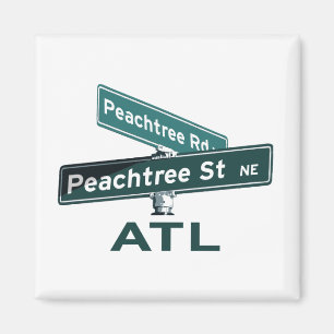 ATL Peachtree Signs Magneet