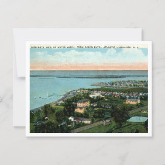 Atlangtic Highlands NJ, 1930s, Water Heks Briefkaart