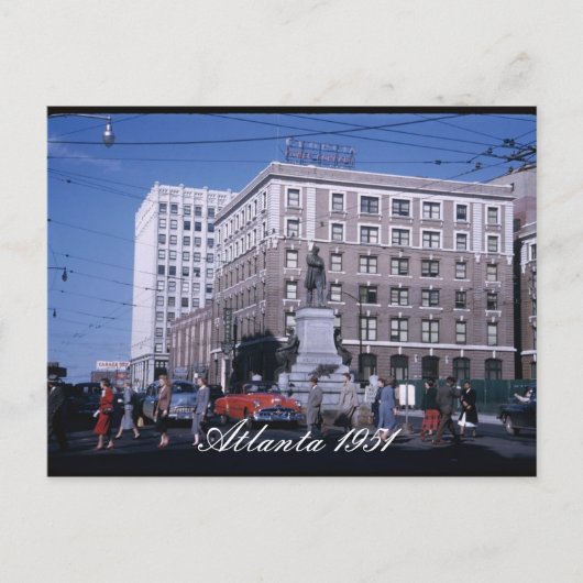 Atlanta 1951 Briefkaart (Voorkant)