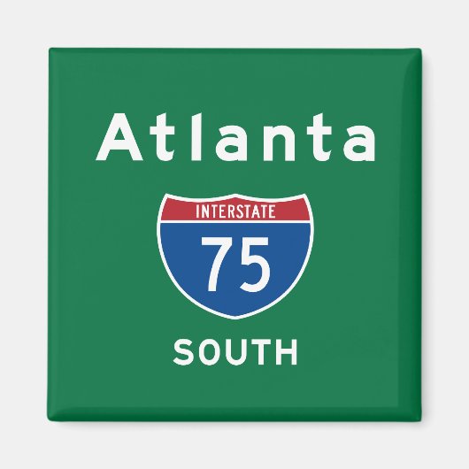 Atlanta 75 magneet (Voorkant)