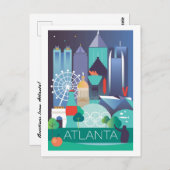 Atlanta Briefkaart (Voorkant / Achterkant)