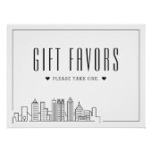 Atlanta bruiloft | Jouw tekst bruiloft Poster Perfect Poster (Voorkant)