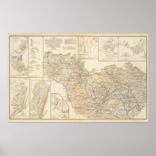 Atlanta Campaign 3rd epoch Poster (Voorkant)