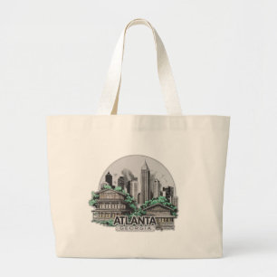 Atlanta City Georgia Verenigde Staten Grote Tote Bag