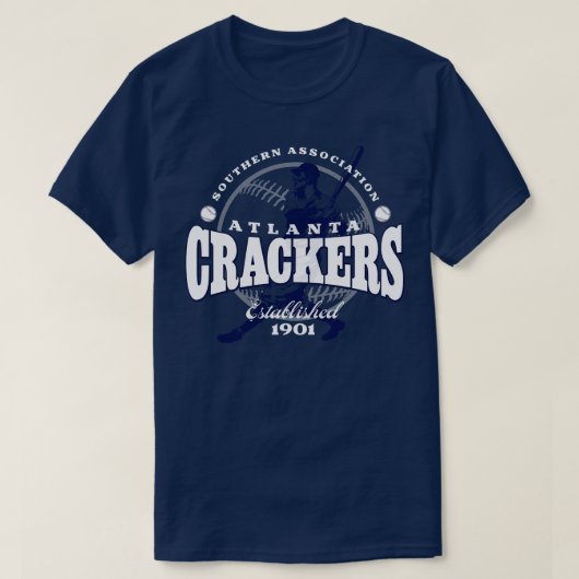 Atlanta Crackers Honkbal T-shirt (Design voorkant)