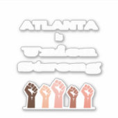 Atlanta est Union Strong Sticker (Devant)