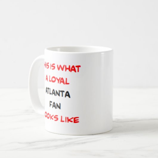 atlanta fan, loyal koffiemok (Voorkant links)