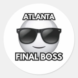 Atlanta Final Boss Cool Emoji Sticker