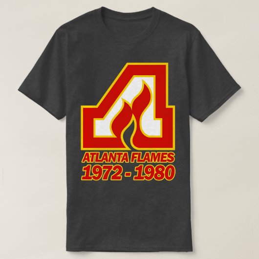 Atlanta Flames 1972 1980 TShirt (Design voorkant)