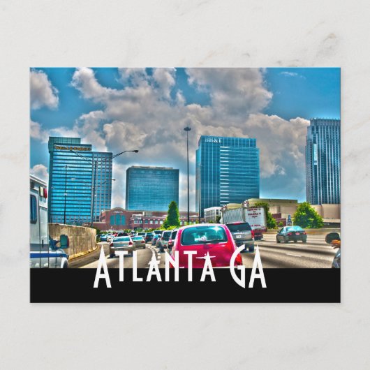 Atlanta GA Briefkaart (Voorkant)