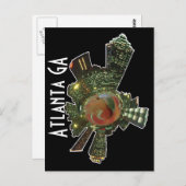 ATLANTA GA BRIEFKAART (Voorkant / Achterkant)