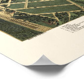 Atlanta, GA Panoramic Map - 1892 Poster (Hoek)