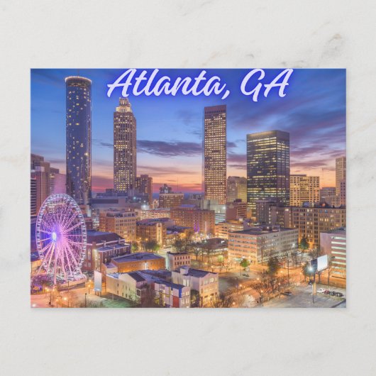 Atlanta, Georgia Briefkaart (Voorkant)