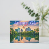 Atlanta, Georgia Briefkaart (Staand voorkant)