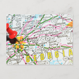 Atlanta, Georgia Briefkaart