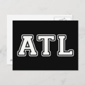 Atlanta Georgia Briefkaart (Voorkant / Achterkant)
