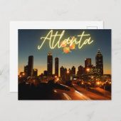 Atlanta, Georgia Briefkaart (Voorkant / Achterkant)