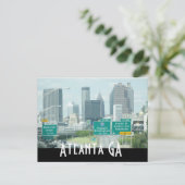 Atlanta Georgia Briefkaart (Staand voorkant)