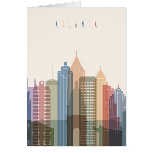 Atlanta, Georgia | City Skyline (Voorkant)