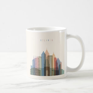 Atlanta, Georgia City Skyline Koffiemok