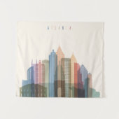 Atlanta, Georgia | City Skyline Wandkleed (Voorkant (horizontaal))
