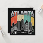 Atlanta Georgia Kaart (Voorkant / Achterkant in situ)