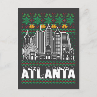 Atlanta Georgia Lelijke Kerstmis Briefkaart