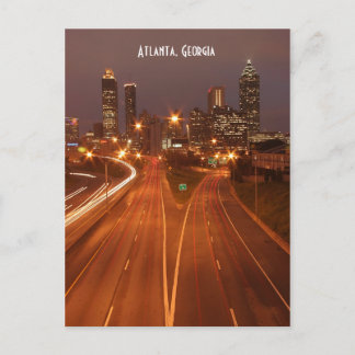 Atlanta Georgia op het Dusk-Briefkaart Briefkaart