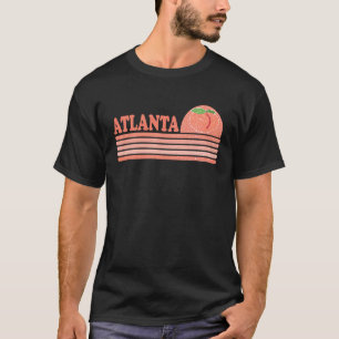 Atlanta Georgia Peach Southern Girls Retro T-shirt