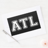 Atlanta Georgia Rechthoekige Sticker (Envelop)
