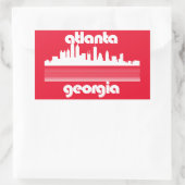 Atlanta Georgia Rechthoekige Sticker (Tas)