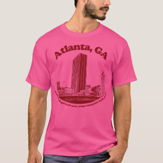 Atlanta Georgia Retro Humor Toeristisch ontwerp T-shirt
