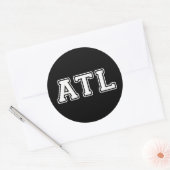 Atlanta Georgia Ronde Sticker (Envelop)