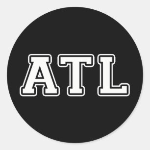 Atlanta Georgia Ronde Sticker