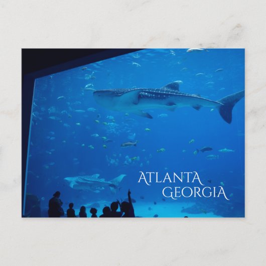 Atlanta Georgia Sights Briefkaart (Voorkant)