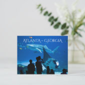 Atlanta Georgia Sights Briefkaart (Staand voorkant)