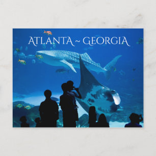 Atlanta Georgia Sights Briefkaart